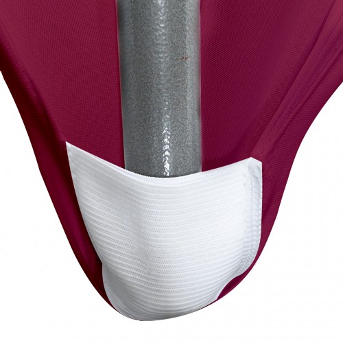 Stretch Spandex 6 ft Round Table Cover Burgundy 