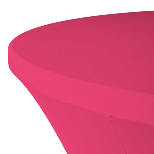 Stretch Spandex 5 ft Round Table Cover Fuchsia