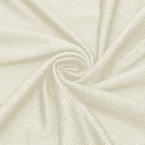 Stretch Spandex 5 ft Round Table Cover Ivory