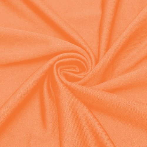 Stretch Spandex 6 ft Round Table Cover Orange