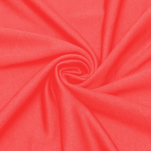 Stretch Spandex 5 ft Round Table Cover Red