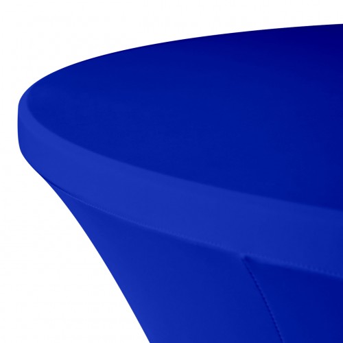 Stretch Spandex 6 ft Round Table Cover Royal Blue 