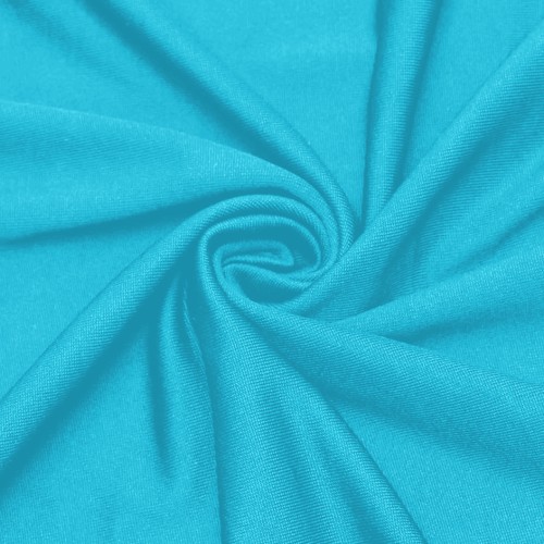 Stretch Spandex 5 ft Round Table Cover Turquoise