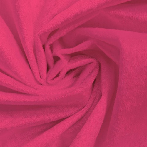 90 x 132 Inch Rectangular Royal Velvet Tablecloth Fuchsia