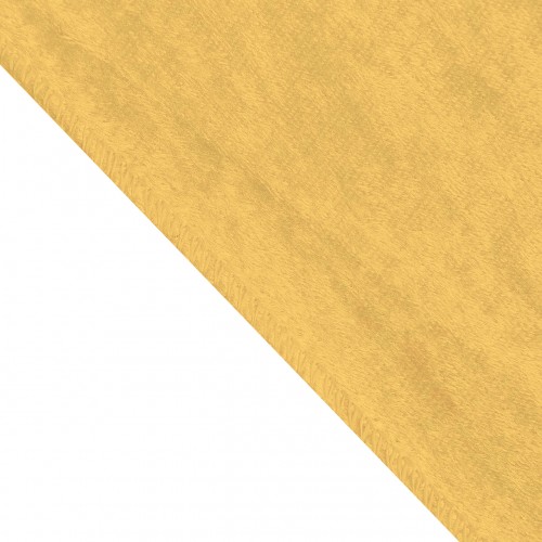 90 x 132 Inch Rectangular Royal Velvet Tablecloth Gold