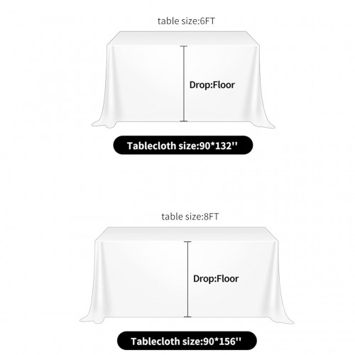 90 x 132 Inch Rectangular Royal Velvet Tablecloth Chocolate 