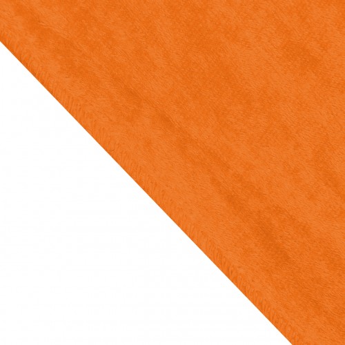 90 x 132 Inch Rectangular Royal Velvet Tablecloth Orange