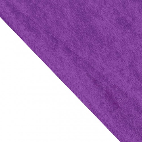 90 x 132 Inch Rectangular Royal Velvet Tablecloth Purple