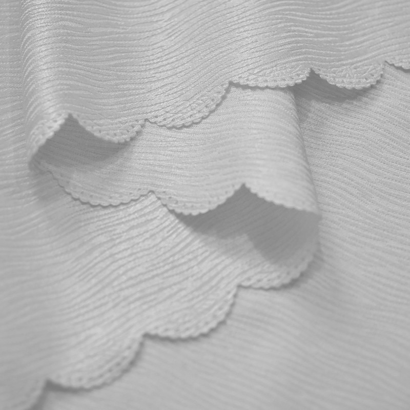 Rectangle Jacquard Tablecloth Straight Stripe Patterns TableCloth Silver 