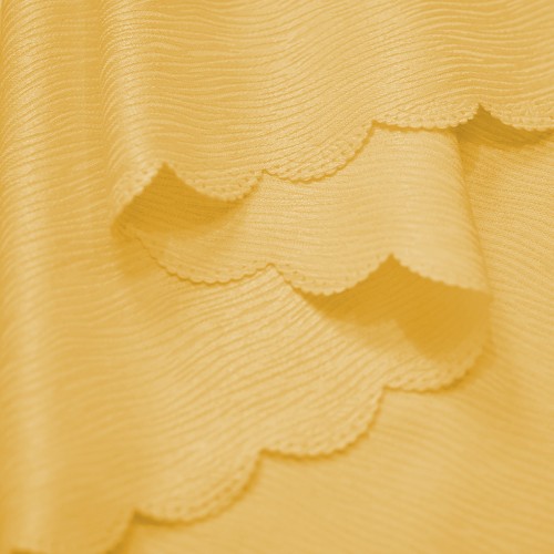 Oval Jacquard Tablecloth Straight Stripe Patterns TableCloth Gold 