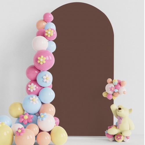 Spandex Backdrop Stand Covers Chocolate