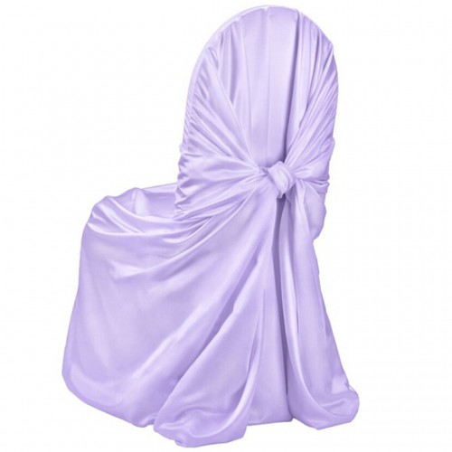 Satin Chair Cover Lavender