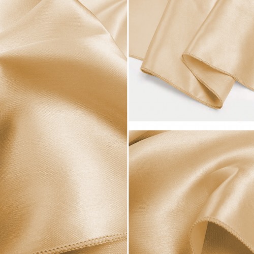 Satin Chair Cover Gold 