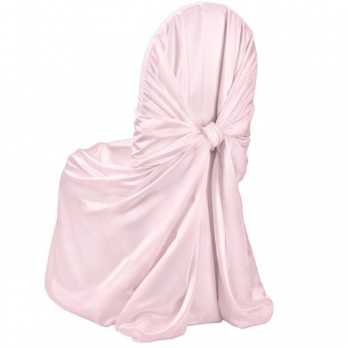 Satin Chair Cover Pink