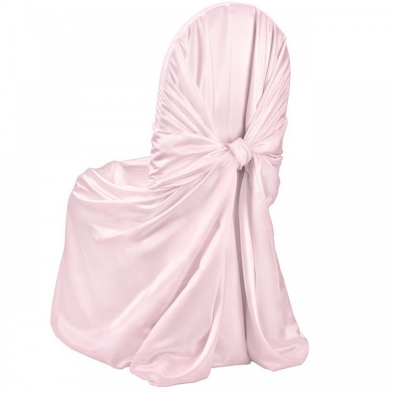 Satin Chair Cover Pink 