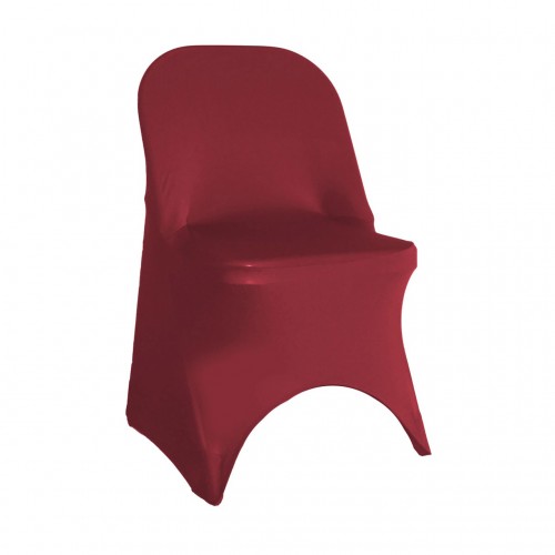 Spandex Folding Chair Cover Burgundy