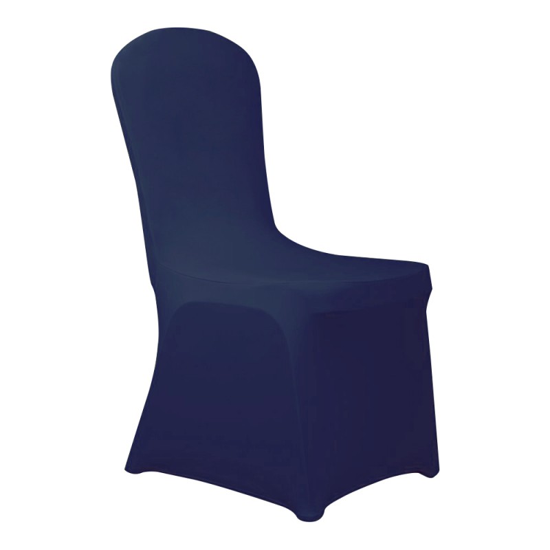  Spandex Chair Cover  Navy Blue