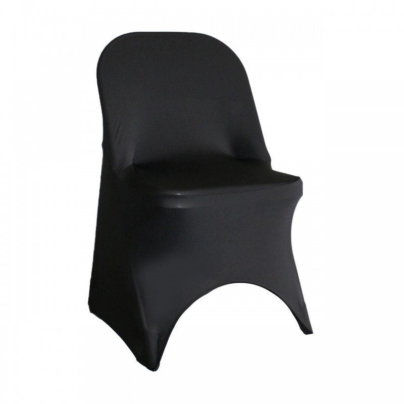 Spandex Folding Chair Cover Black