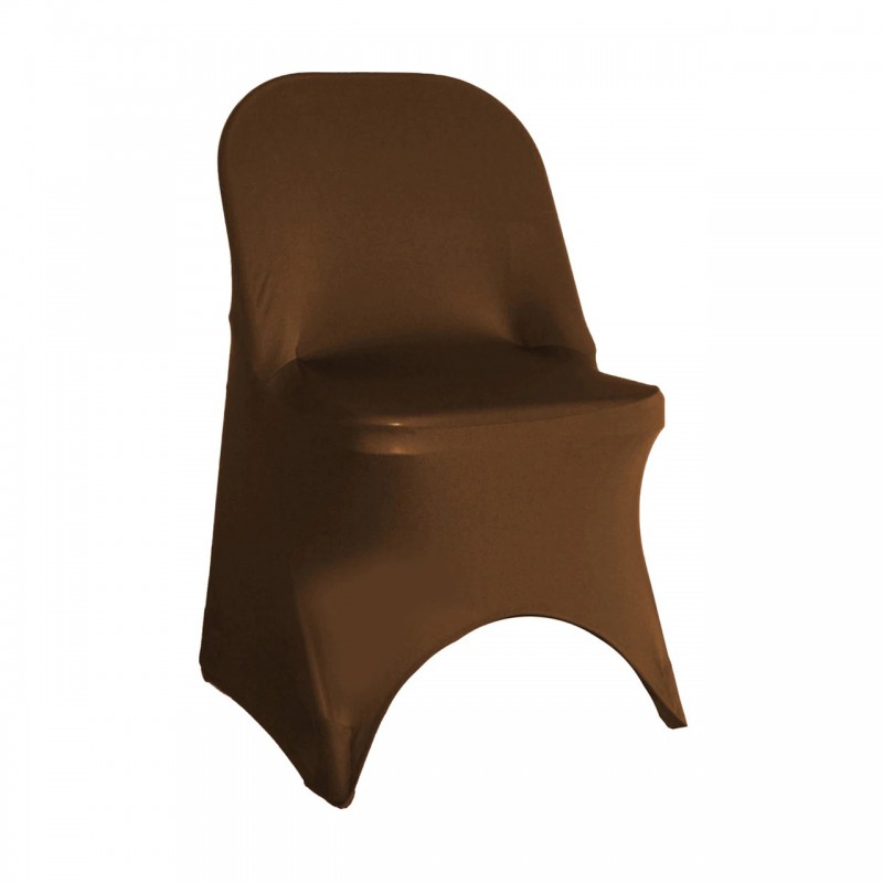 Spandex Folding Chair Cover Chocolate