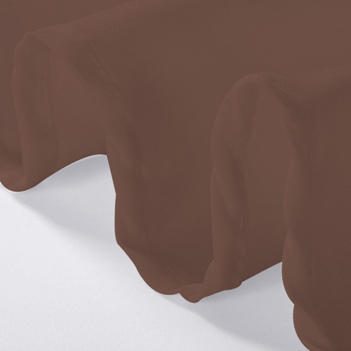 60 x 102 Inch Rectangular Polyester Tablecloth Chocolate 