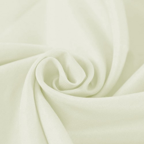 60 x 120 Inch Rectangular Polyester Tablecloth Ivory 