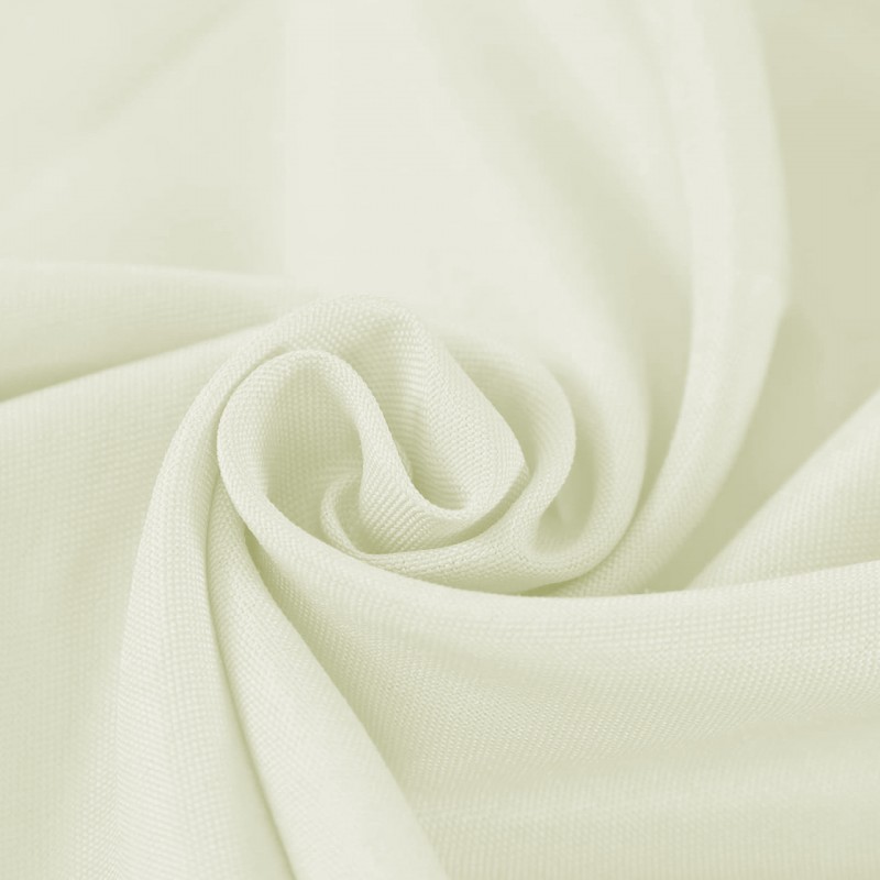 60 x 102 Inch Rectangular Polyester Tablecloth Ivory 