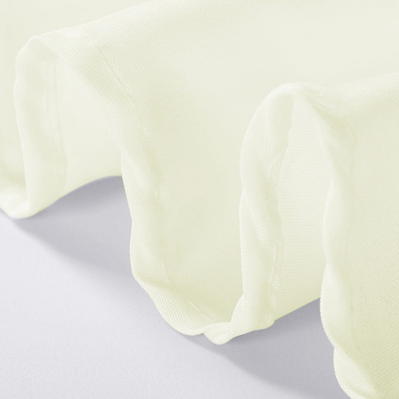 60 x 102 Inch Rectangular Polyester Tablecloth Ivory 