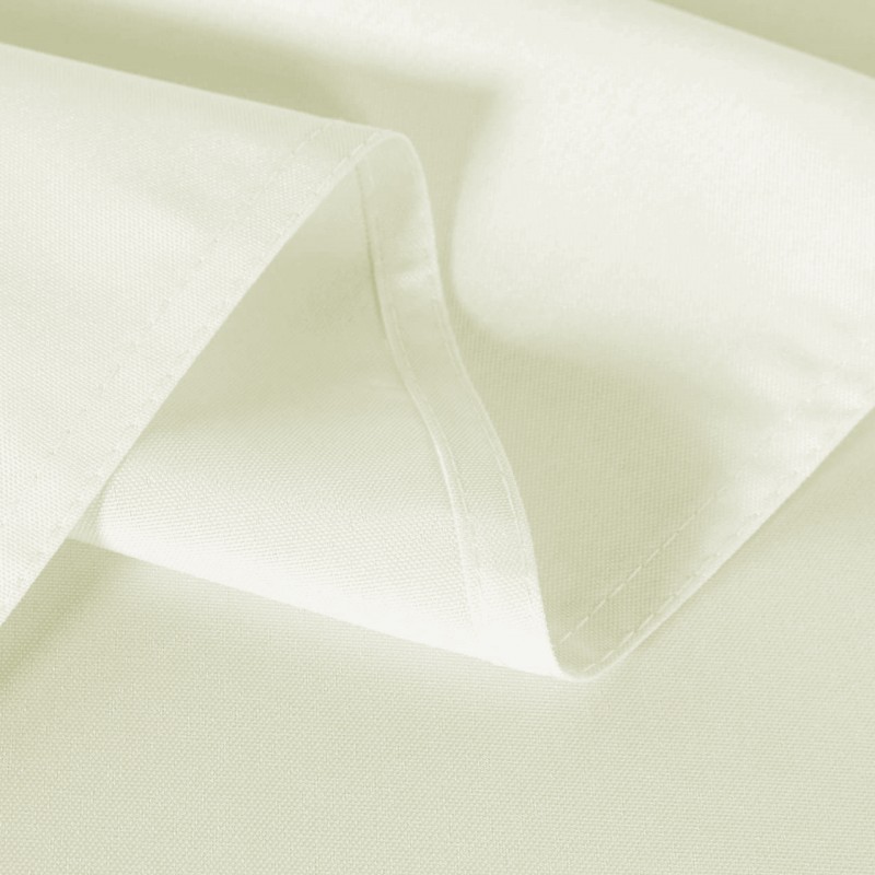 60 x 102 Inch Rectangular Polyester Tablecloth Ivory 