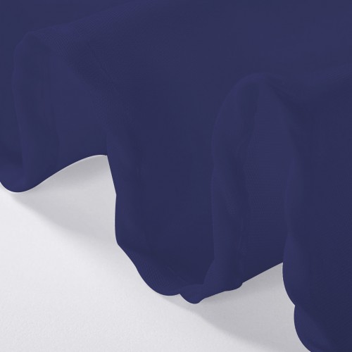 60 x 102 Inch Rectangular Polyester Tablecloth Navy Blue