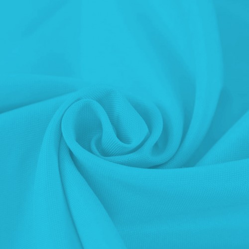 90 x 132 Inch Rectangular Polyester Tablecloth Turquoise