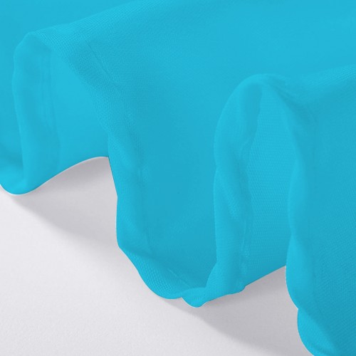 90 x 132 Inch Rectangular Polyester Tablecloth Turquoise