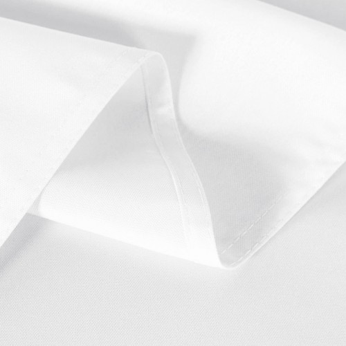 90 x 132 Inch Rectangular Polyester Tablecloth White 