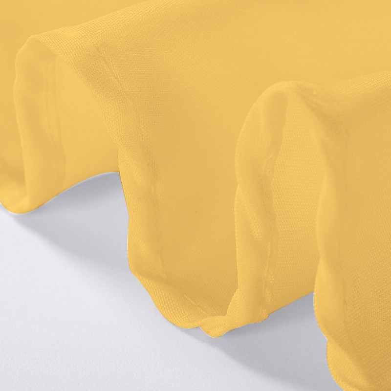 60 x 60 Inch Square Polyester Tablecloth Gold 