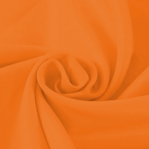 70 x 70 Inch Square Polyester Tablecloth Orange 