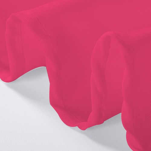 120 Inch Round Polyester Tablecloth Fuchsia