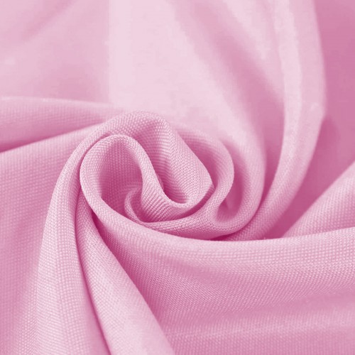 108 Inch Round Polyester Tablecloth Pink 