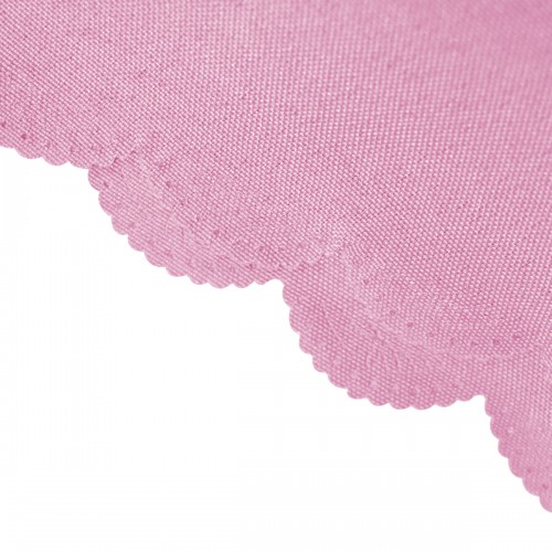 132 Inch Round Polyester Tablecloth Pink