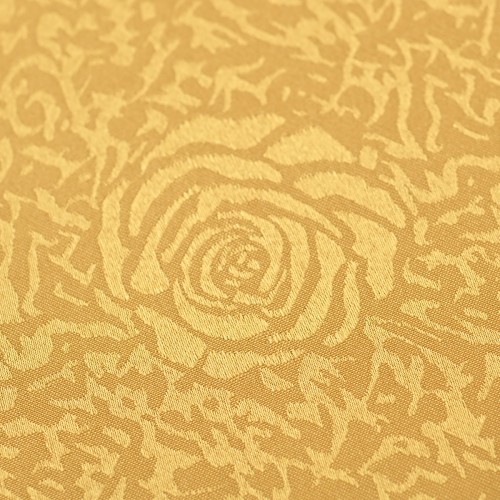 Rectangle Jacquard Tablecloth Peony Damask Patterns TableCloth Gold 