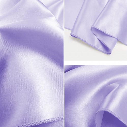 Satin Chair Cover Lavender 