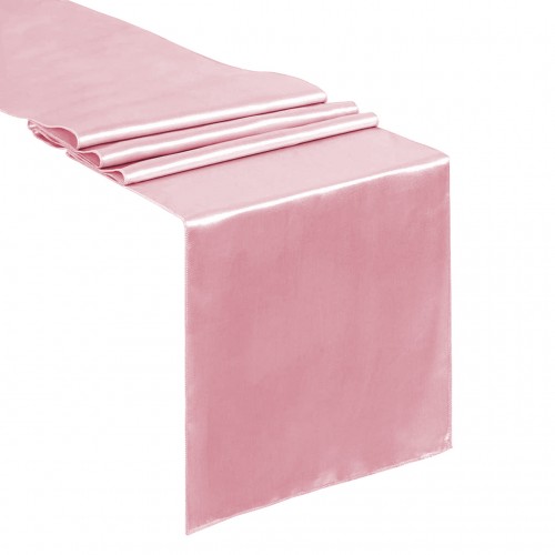 14 x 108 Inch Satin Table Runner Pink