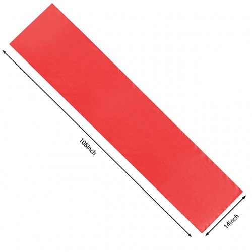 14 x 108 Inch Satin Table Runner Red