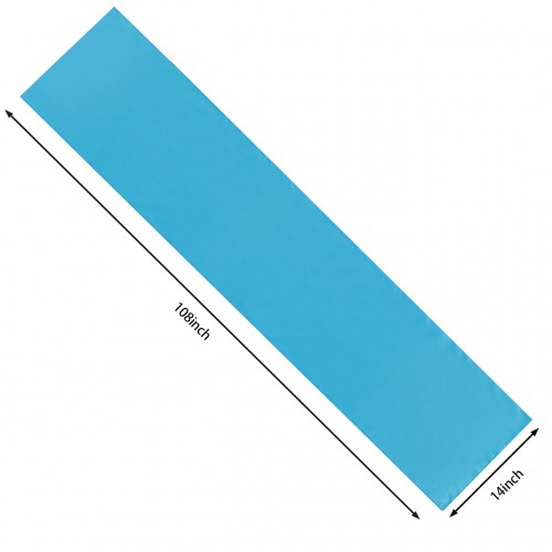 14 x 108 Inch Satin Table Runner Turquoise 