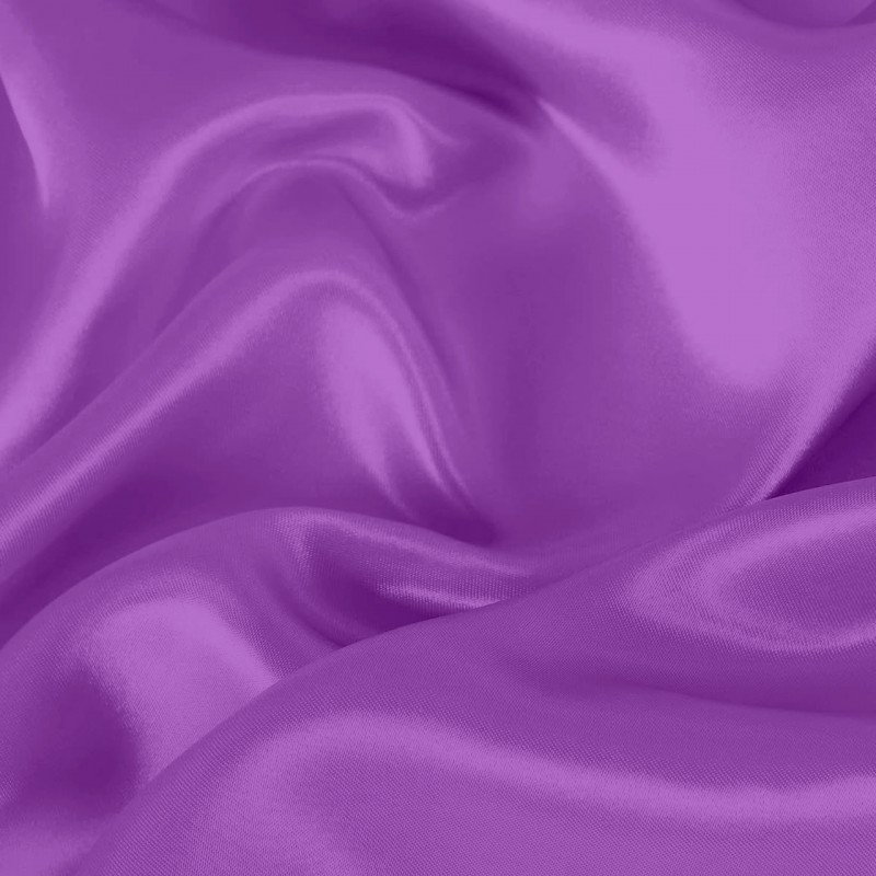 120 Inch Round Satin Tablecloth Purple 