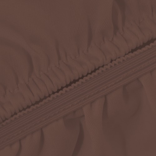 30 Inch Stretch Spandex Table Topper/Cap Chocolate