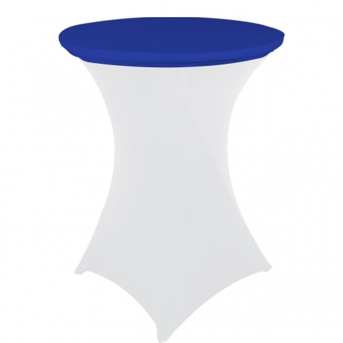 30 Inch Stretch Spandex Table Topper/Cap Royal Blue