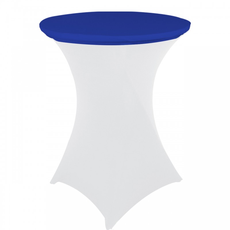 30 Inch Stretch Spandex Table Topper/Cap Royal Blue 